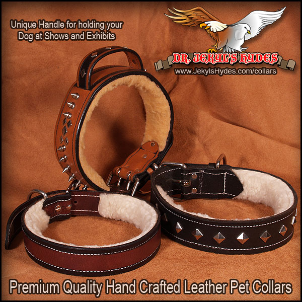 Dr Jekyls Hydes Hand Crafted Leather Pet Collars